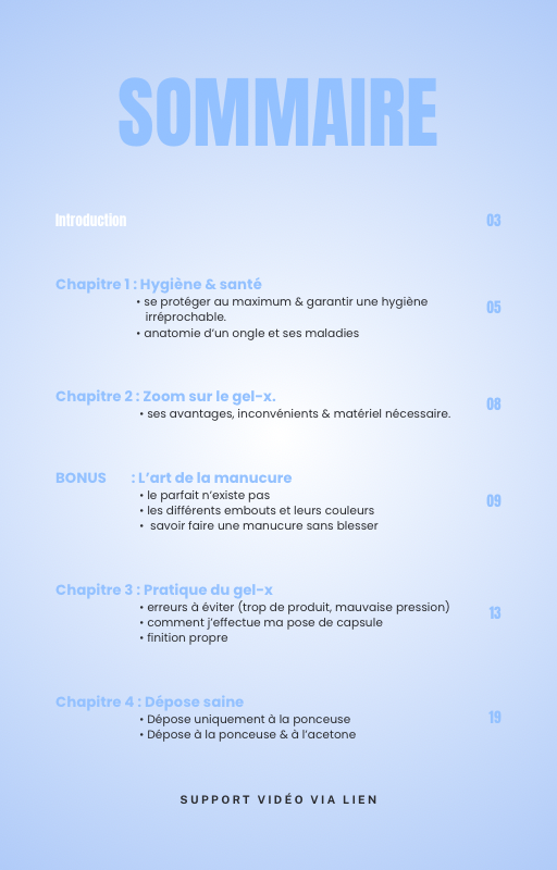 E-FORMATION : Focus sur le gel-x.
